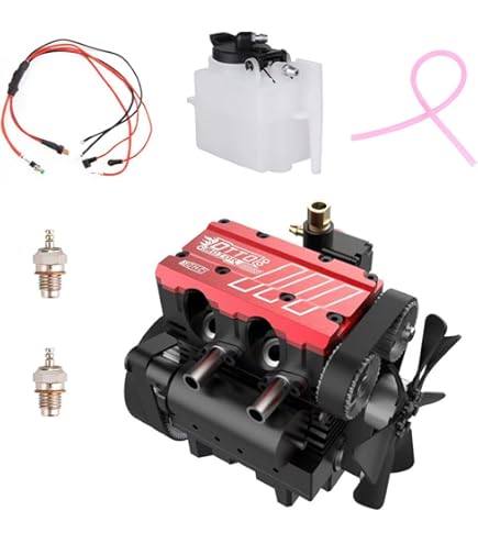 Amazon.com: ModelForgeX TOYAN FS-L200AC 7cc Inline 4 Stroke 2